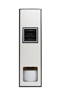 LJC Candle Co's White Bamboo Reed Diffuser + Diffuser Refill