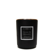 LJC Candle Co | Large black wooden wick soy candle with rose gold lid | Handmade in Brisbane