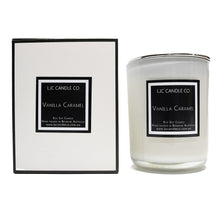 LJC Candle Co | Large white wooden wick soy candle with silver lid | Handmade in Brisbane